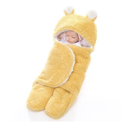 China Lovely Furry Animal Shaped Double Layer Baby Blanket Flame Retardant for sale