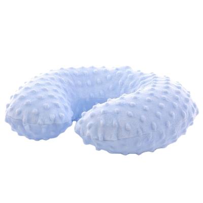 China Inflatable Kids U Shape Inflatable Massage Travel Neck Pillow for sale