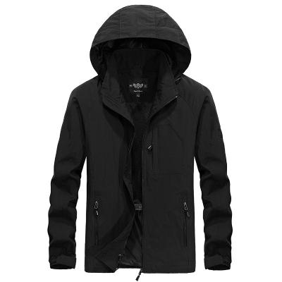 China Autumn Thin Male Casual Overcoat Army Tactical Anorak Breathable Plus Size Men's Jackets for sale