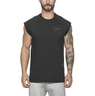 China 2020 Fashion Custom Fashion High Quality Short Sleeve Hip Hop O-Neck Sleeveless T-Shirt Men Sweated Casual Sportswear Men Breathable Shirts for sale