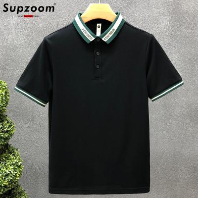 China 2022 Supzoom New Arrival Brand Clothing Breathable Shorts Fashion Knitted Summer Leisure Cotton PoloT Shirt Men Casual for sale