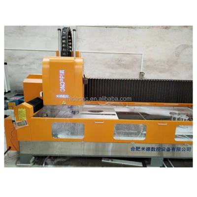 China Hotels Mide CNC Stone Processing Center Machine Polishing Machine for Agglomerated Stone, Quartz Stone, Granite, Porcelain, Ceramic Tile for sale