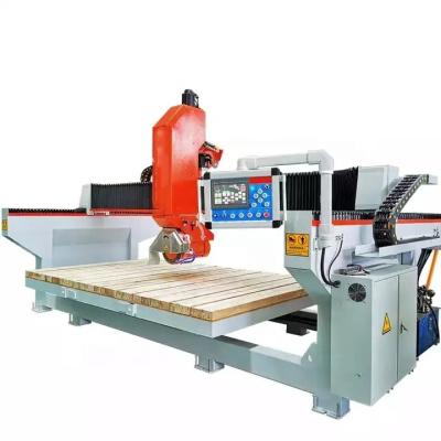 China Building Material Shops Hot Sale 4 Axis Automatic Countertop Quartz Stone Cutting Bridge Saw Stone Cutting Machine For Granite / Marble / Porcelain Tiles for sale