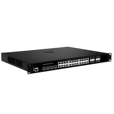 Κίνα 36 Ports 10/100/1000Mbps &10G High Quality Ethernet LACP BCM Chip Enterprises Gigabit PoE Photoelectric Switch προς πώληση