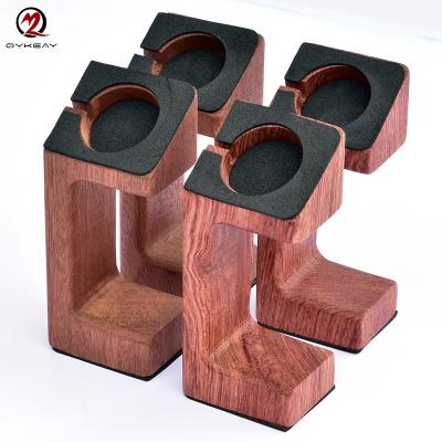 China Multifunctional in Stcok Real Rosewood Stand for Apple Watch Wooden i Watch Charging Dock Station Charger Wood Stand for sale