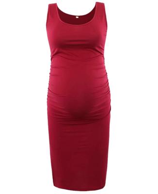 China Antibacterial the latest sleeveless maternity clothes for pregnant women are mom's thin and thin skirts for sale