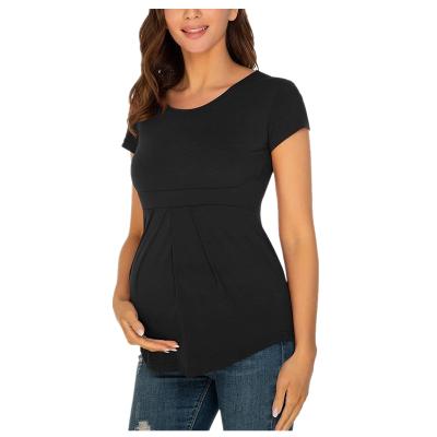 China 2021 Pregnant Women Antibacterial Wholesale Multifunctional Breastfeeding T-shirt for sale