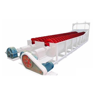 China Hotels 100 Tph Sand Washing Machine Single Screw Spiral Sand Seal Price for sale