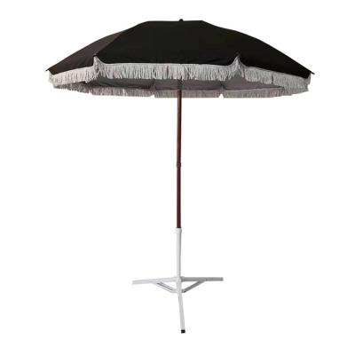 China Modern Polyester Canvas Beach Canopy Portable Beach Umbrellas Wholesale Beach Shade Umbrella for sale