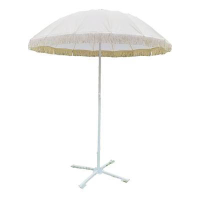 China Modern Large Pool Patio Custom Outdoor Sun Shade Parasols White Vintage Umbrella for sale