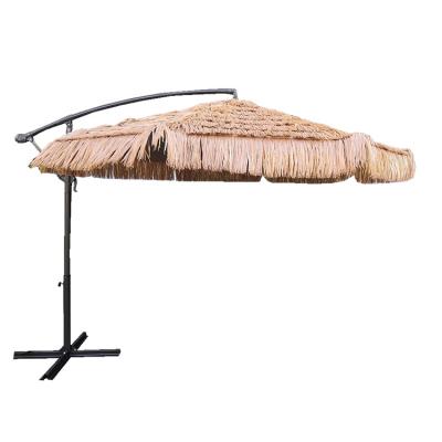 China Modern Outdoor Furniture Factory Beach Garden Patio Thatch Straw Umbrella For Hotel Restaurant Swimming Pool for sale