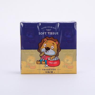 China New Pocket Tissue Products Pocket Customized Standard Facial Tissue Pocket Tissue Paper Bulk Package for sale