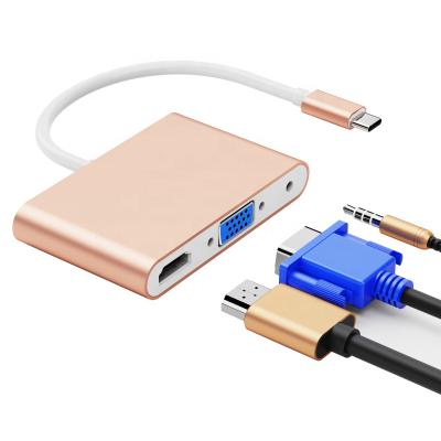 China High Quality USB C Palladium USB 3.0 Left Dock Extension Type C Charging 4 USB Left Hub for Mac Mini Hub for sale