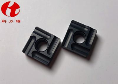 China Black Color SNMG120408-X Right And Left Side Open Groove Inserts CVD Coating For Steel Semi Finish Process for sale