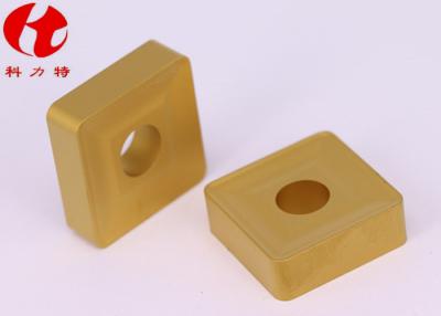 Cina Le inserzioni resistenti di colore giallo rendono paricolare le macchine utensili del tornio di dimensione SNMM2507/0924-V in vendita