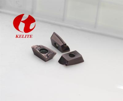 China AOMT123608PEER - M High Precision Carbide Insert Milling Cutters Smooth Finishing Surface for sale