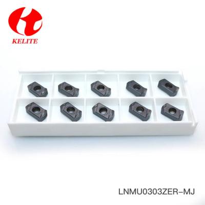 China High Speed Cutting CNC Milling Inserts LNMU0303 With Yellow Pvd Coating for sale