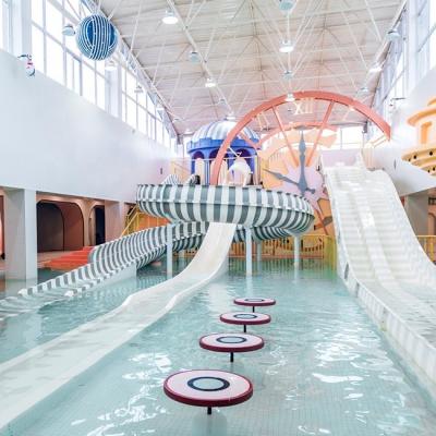 China Water Park Slide Customization Amusement Water Slide Water Recreation Equipment UV Protective Indoor Design for sale