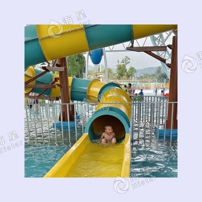 China UV Protective Flame Retardant Waterproof Open Water Park Equipment Huge Water Slide Rides Pool Slide For Sale for sale