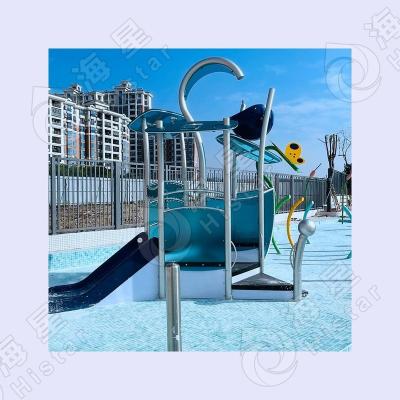 China Environment-friendly water house playground equipment parent-child water house playground water park playground city for sale