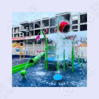 China Environmental friendly kids waterpark jet play equipment water park sprinkler toy water house combination equipment for sale for sale