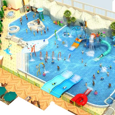 China Outdoor Playground Histar Water Splash Protection Equipment Spray Splash Pad For Outdoor Playground Water Park With Price List for sale