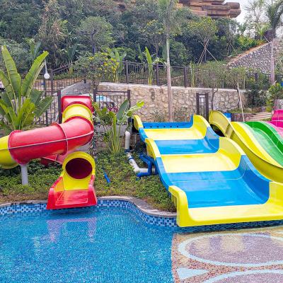 China Multifunctional Outdoor Playground Histar Family Resorts With Water Slides Kids Splash Water Park Outdoor Water Play for sale