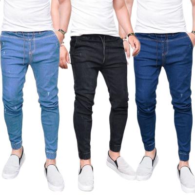 China Sustainable Wholesale Pantalones Denim Pants Elastic Men Jeans for sale