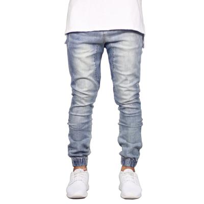 China Viable IN RUNNING Destroyed Stretch Denim Pants Rips Skinny Denim Man Jeans Pants Ripped Jogger Jeans for sale