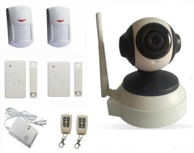 China Indoor Dome IP Camera Remote control home security alarm system for sale