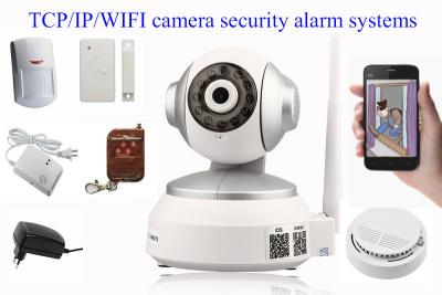 China Wireless WiFi IP Camera Alarm System Home Guard Defence Area HD IP Camera for sale