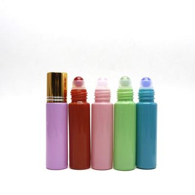 China Custom Recycable Color Gem Roller Ball Roll On Glass Cosmetic Perfume Bottle Roller-159B Wholesale for sale