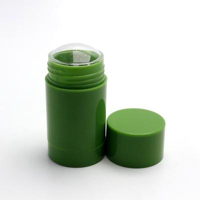 China Hot sale stocked pp AS round bottle deodorant stick container for roll-on antiperspirant deodorant D-009RL for sale