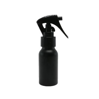 China 50ml Cosmetic Matte Black Aluminum Bottle With Screw Cap Household Cleaning Spray AB-26S for sale