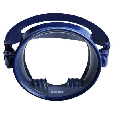 China Free Liquid Silicone Tempered Glass + Silicone Tempered Glass Liquid Dive Frameless Oval Diving Mask for sale