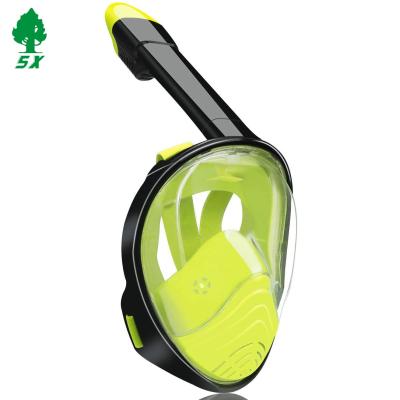 China Factory Price Silicone Child Mask Silicone Full Face Snorkel Diving Mask for sale