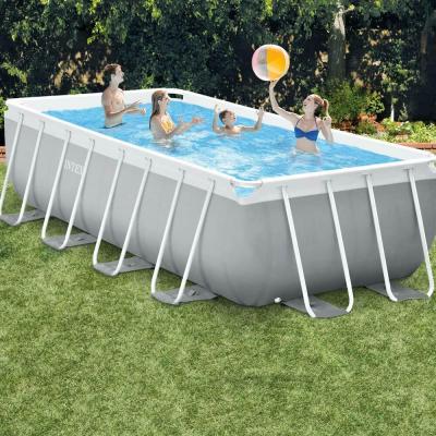 China Easy Install Hot Sale Large Outdoor Above Ground Swimming Pool Customizable Kids Pool For Family Party for sale