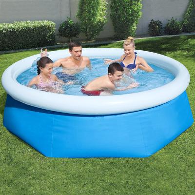 China Easy Install High Quality Inflatable Over Ground Outdoor Easy Set Pool For Kids for sale