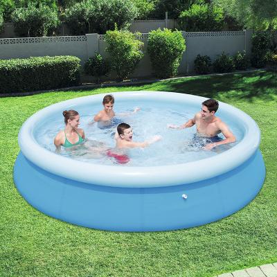 China Easy Install Wholesale Price Outdoor Portable PVC Oval Inflatable Swimming Pools For Adult Children for sale