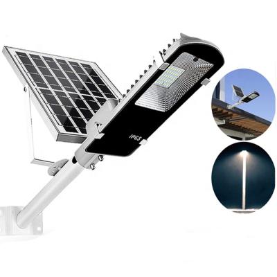 China Solar Garden 10W 20W 30W 50W 100W LED Street Light With Solar Panel Lighting Lamp for sale