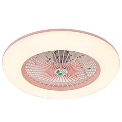 China EUROPEAN Decorativ Bladeless LED Ceiling Mounted Fan with LED Light and Remote LED for sale