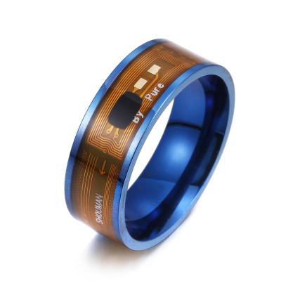 China Waterproof RFID NFC Payment Ring NFC Smart Ring For NFC Mobile Phone Access Control for sale