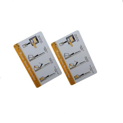 China Plastic IC Preprinting RFID Smart Fitness Card With 1K S50 Chip For Hotel Lock System Te koop