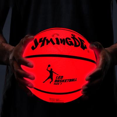 China Sports Game.Sports Training JYMINGDE LED Light Up Glow In The Dark Basketball for sale