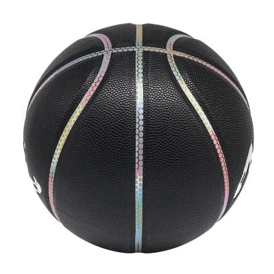 China Custom Wholesale Custom Logo Game.Sports Training Logo Size 6 Leather Basketball Ball Indoor Design for sale