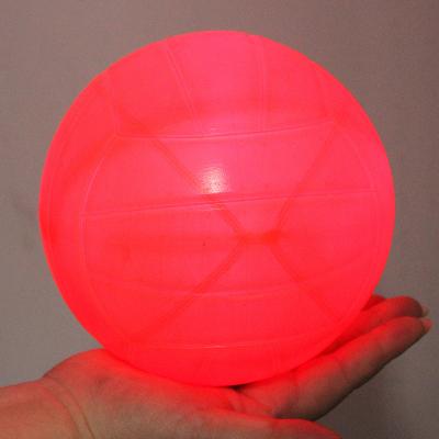 China Sports Toys Wholesale Glow In The Dark PU Soft Foam Inflatable Dodgeball for sale