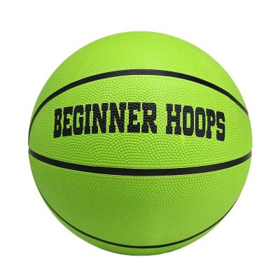 China Custom Printed Rubber Match Logo Basketball Ball Size 7 for sale