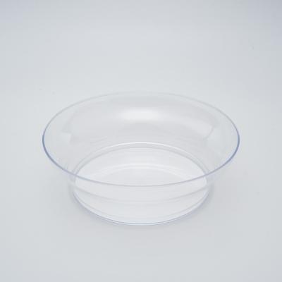 China GPPS 10Oz Salad Container Plastic Disposable Clear Salad Fruit Container for sale