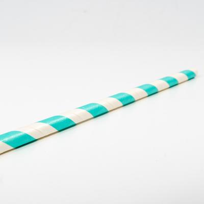 China Green Biodegradable Environment White Paper Straws Cocktail Straw For Holiday Drinking Alternative To Plastic Straw for sale