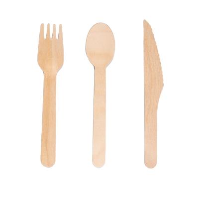 China Biodegradable Portable Reusable Wooden Bamboo Flatware Set Tableware Spoon Fork Knife Cutlery Flatware Set for sale